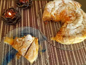 Quick Tikvenik (Filo Pastry Pie) with Boiled Pumpkin