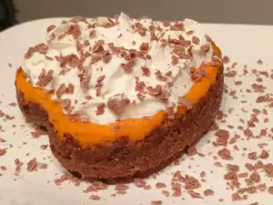 Pumpkin Pie with Wafer Base