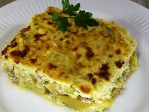 Oven-Made Zucchini with Minced Meat