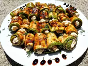 Grilled Zucchini with Cheese Mousse