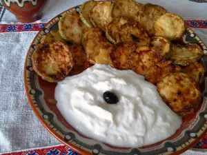 Zucchini in Corn Flour