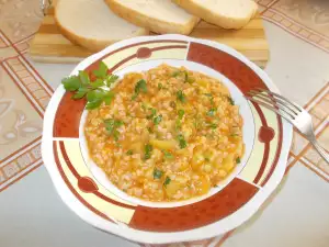 Zucchini with Tomatoes and Rice