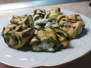 Grilled Zucchini with Cream Cheese