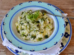 Vegan Zucchini with Rice in a Pot