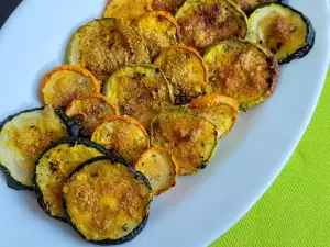 Oven-Baked Zucchini with Turmeric and Parmesan