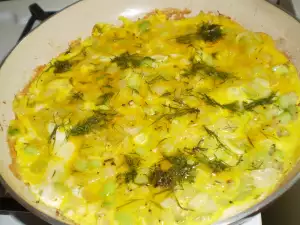 Zucchini with Eggs and Garlic