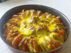 Country-Style Baked Zucchini with Vegetables