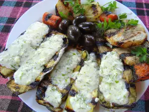 Grilled Zucchini with Turnips