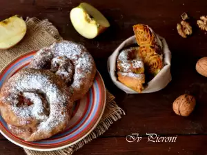 Pumpkin and Apple Strudels