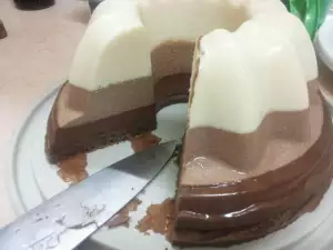 Triple Chocolate Cake in a Silicone Form