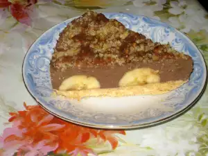 Cocoa Cake with Bananas without Baking