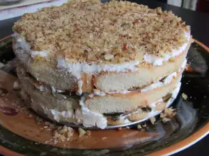 Sour Cream and Ladyfingers Cake