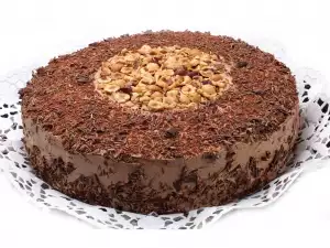 Cake with Chocolate Cream