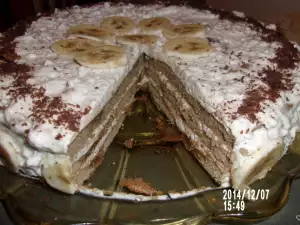 Cake for Diabetics with Bananas