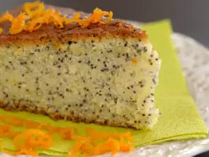 Cake with Poppies and Orange Peels