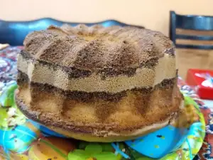 The Fluffiest Tricolor Sponge Cake