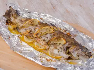 Trout with Cream in Foil