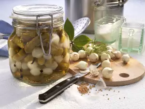 Pickled Gherkins in Marinade