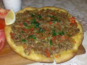 Turkish Pizza with Minced Meat