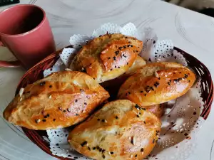 Turkish Pogaca Breads with White Cheese