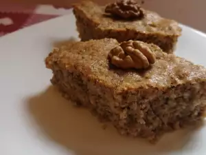 Turkish Revani with Walnuts