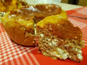 Bulgarian Feta Cheese Bread Loaf with Spelt Flour