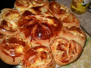 Spiral Feta Cheese Buns