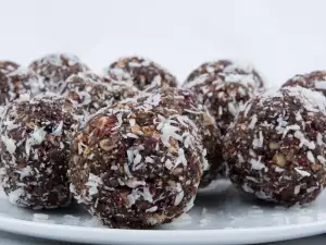 Vegan Almond Date Truffles