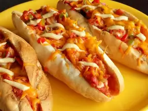 Vegetarian Hot Dog