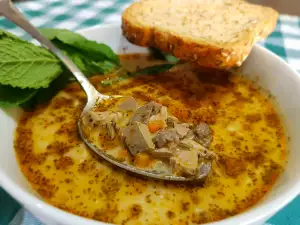 Easter Lamb Liver Soup with Thickener