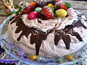 Easter Chocolate Pavlova