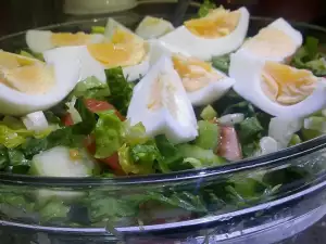 Easter Salad with a Light Dressing