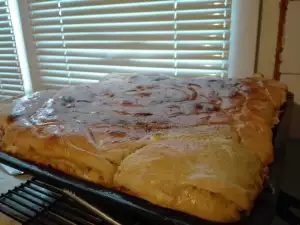 Homemade Pastry with Cheese and Yeast