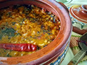 Delicious Beans in a Clay Pot