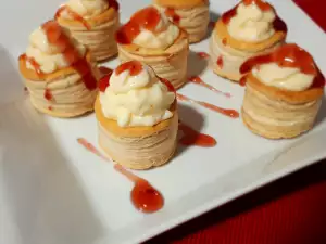 Vol-au-vent with Custard and Mascarpone