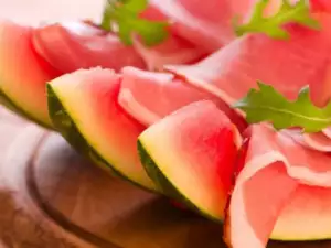 Watermelon and prosciutto