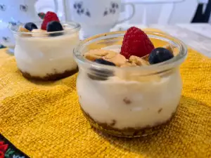 White Chocolate and Biscuit Pudding