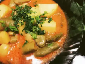 Stew with Broad Beans and New Potatoes