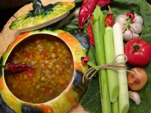 Lentil Stew with Leeks