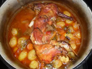 Stewed Rabbit with New Potatoes