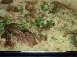 Oven-Baked Rabbit with White Rice