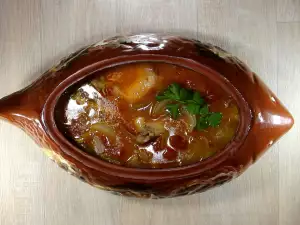 The Tastiest Rabbit with Vegetables in a Clay Pot