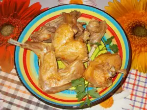 Rabbit Meat in Butter and White Pepper