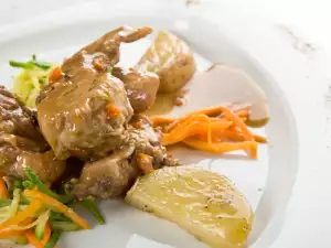 Rabbit with White Sauce