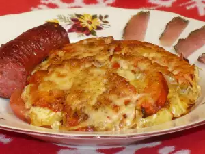 Baked Potatoes with Tomatoes