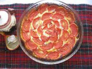 Peppers, Cottage Cheese and Tomatoes Casserole