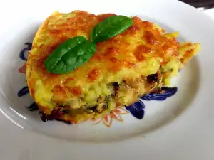 Casserole with Potatoes and Fillet