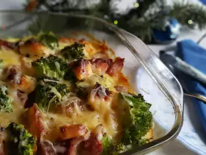 Broccoli, Potato and Bacon Casserole