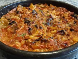 Oven-Baked Fresh Cabbage with Tomatoes