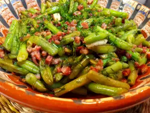 Green Beans with Prosciutto